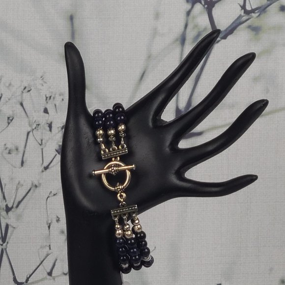 Swarovski Bead 3 strand bracelet - Picture 1 of 4